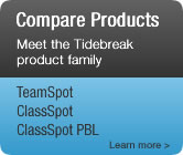 Compare Products: TeamSpot, ClassSpot, ClassSpot PBL.