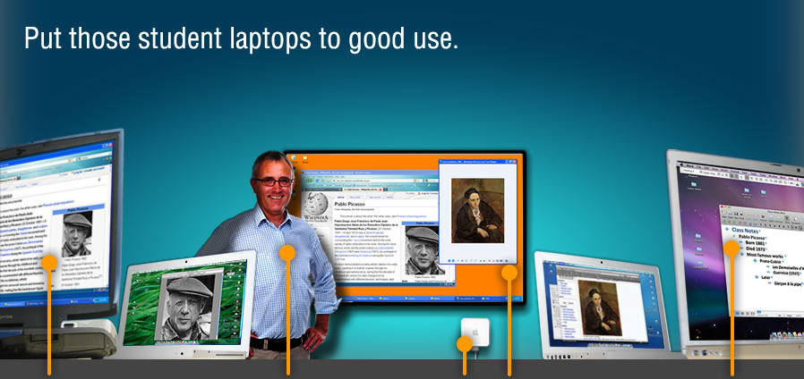 Put those student laptops to good use.